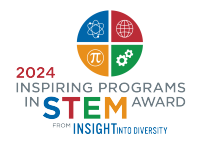 2024 Inspiring Program in STEM Award Logo. 