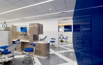 A photo of the UB Dental clinic interior. 