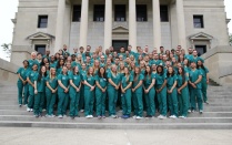 * group of students on the steps image. 