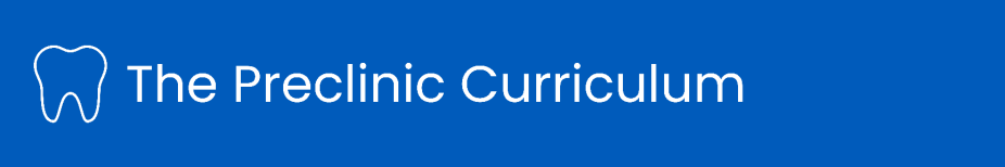 Preclinic Curriculum Banner. 