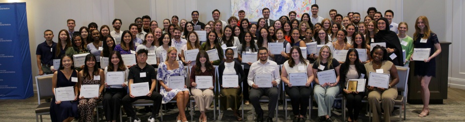 Scholarship recipients at the 2025 reception. 