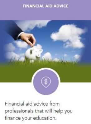 * image of the link to the ADEA financial aid advice blogs. 