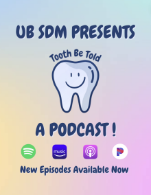 Image - Tooth Be Told Podcast promotion flyer. 