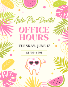 image - Flyer for Office Hours -. 
