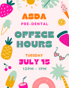 image - Flyer for Office Hours -. 