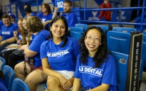 dental students at the Spike Oral Cancer event. 