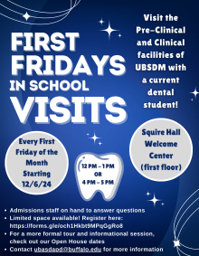 image - Flyer for First Fridays in School Visits -. 