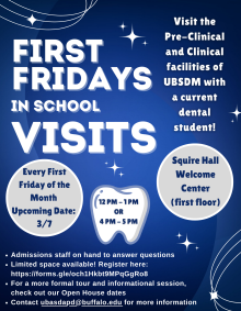 image - Flyer for First Fridays in School Visits -. 