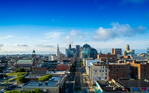 A view of the City of Buffalo downtown skyline.