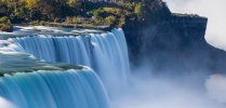 * an image of Niagara Falls. 