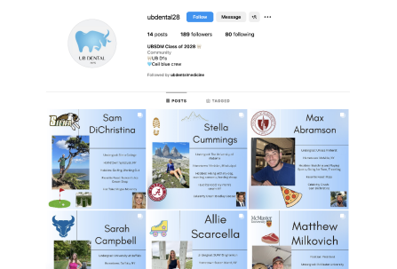 * image of the Class of 2026 Instagram page. 