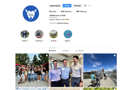 * image of the Class of 2026 Instagram page. 