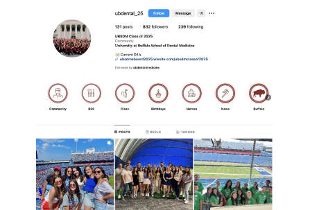 * imageof the class of 2025 Instagram page. 