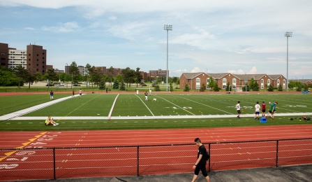 Overview of University at Buffalo's Kunz Field. 