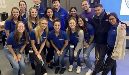 ASDA Pre-Dental Committee members at an event. 