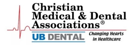 Christian Medical and Dental Associations logo. 