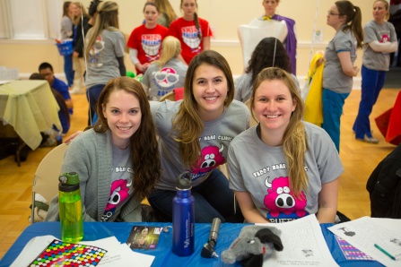 Members of UB Peds at a club event. 