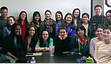 Members of Hispanic Dental Association at an event. 