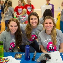 Members of UB Peds at a club event. 