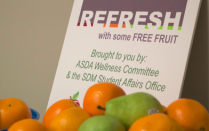 free fruit given out by the SDM. 
