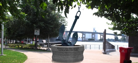 * an image of the Anchor at the Buffalo Naval Park.
