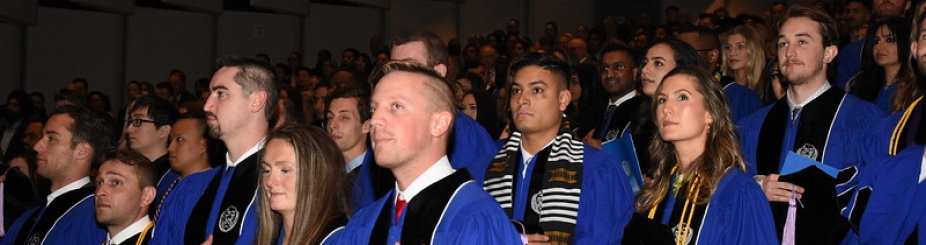 University at Buffalo School of Dental Medicine student at graduation. 