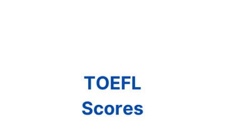 toefl scores. 