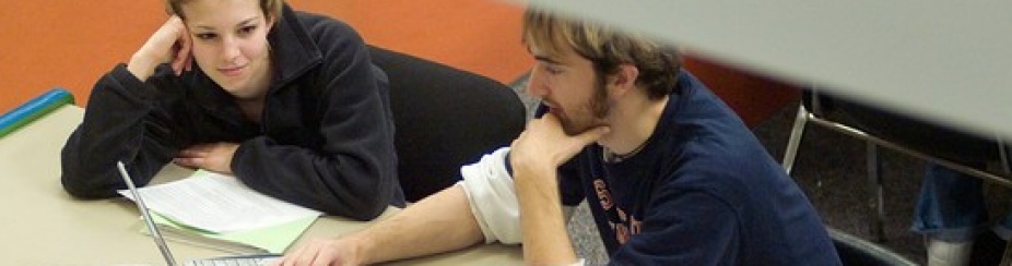 "students working on a computer".