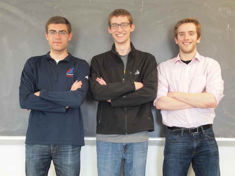 From left, Dante Iozzo, Nigel Michki and Andrew Harris. 