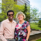 Garfield Walker and Lani Jendrowski. 