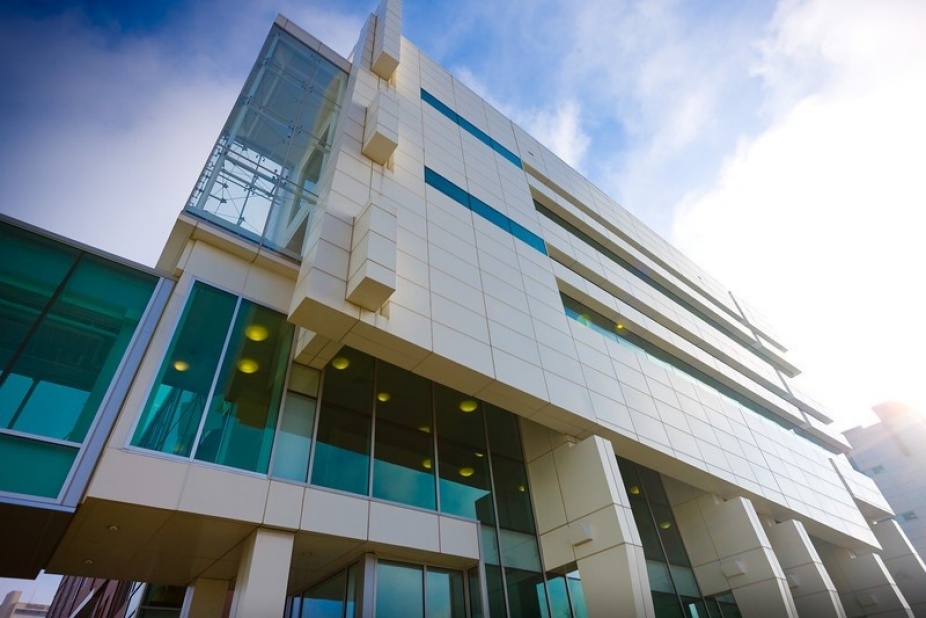 UB's New York State Center of Excellence in Bioinformatics and Life Sciences building. 