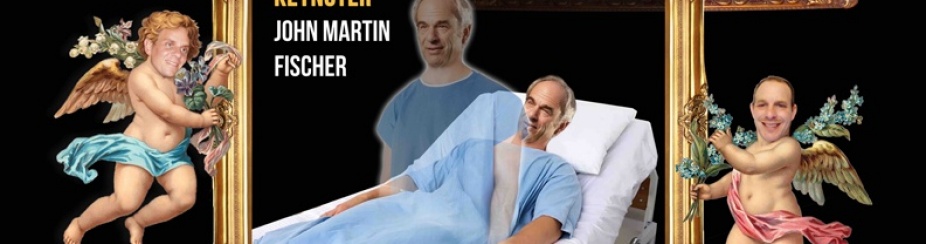 poster from the Romanell Summer Conference featuring a photo of keynote speaker John Martin Fischer.