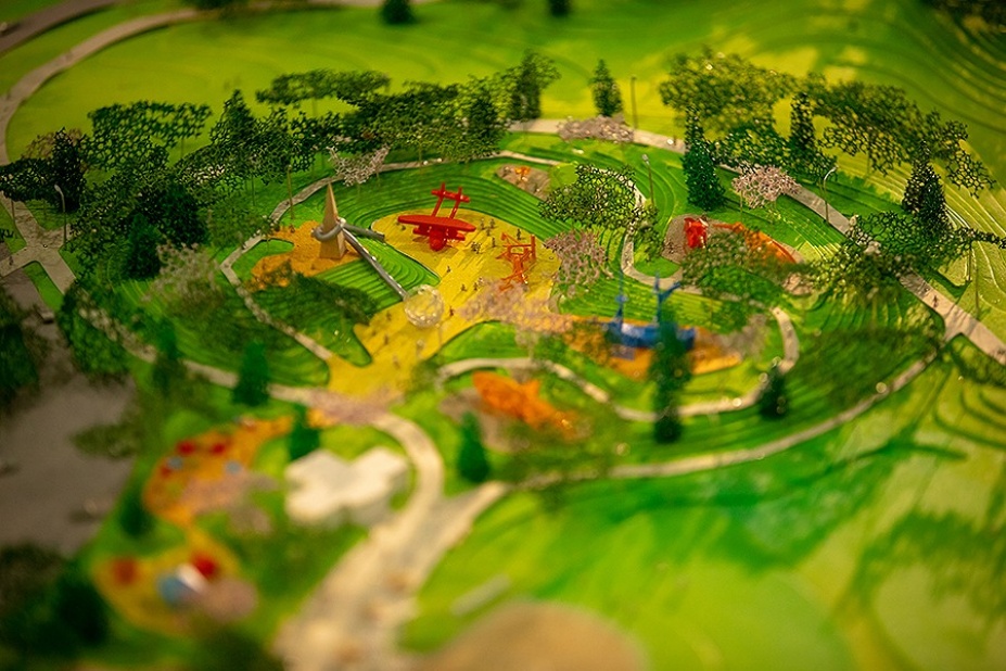 Detail photo of a play area proposed for Ralph C. Wilson, Jr. Centennial Park. 