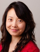Portrait of UB communication researcher Helen Wang, PhD. 