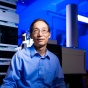 Zoom image: Qing Lin, UB Distinguished Professor in the Department of Chemistry, has been recognized for developing methods to study the processes of living cells and designing potential therapies for diabetes and cancer. Photo: Douglas Levere/University at Buffalo 